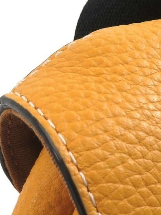 Auth COACH Body Bag Yellow Leather - r11072k main image 7